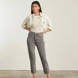 Everlane The '90s Cheeky Jean (26.5" Ankle) - Acid Grey 29